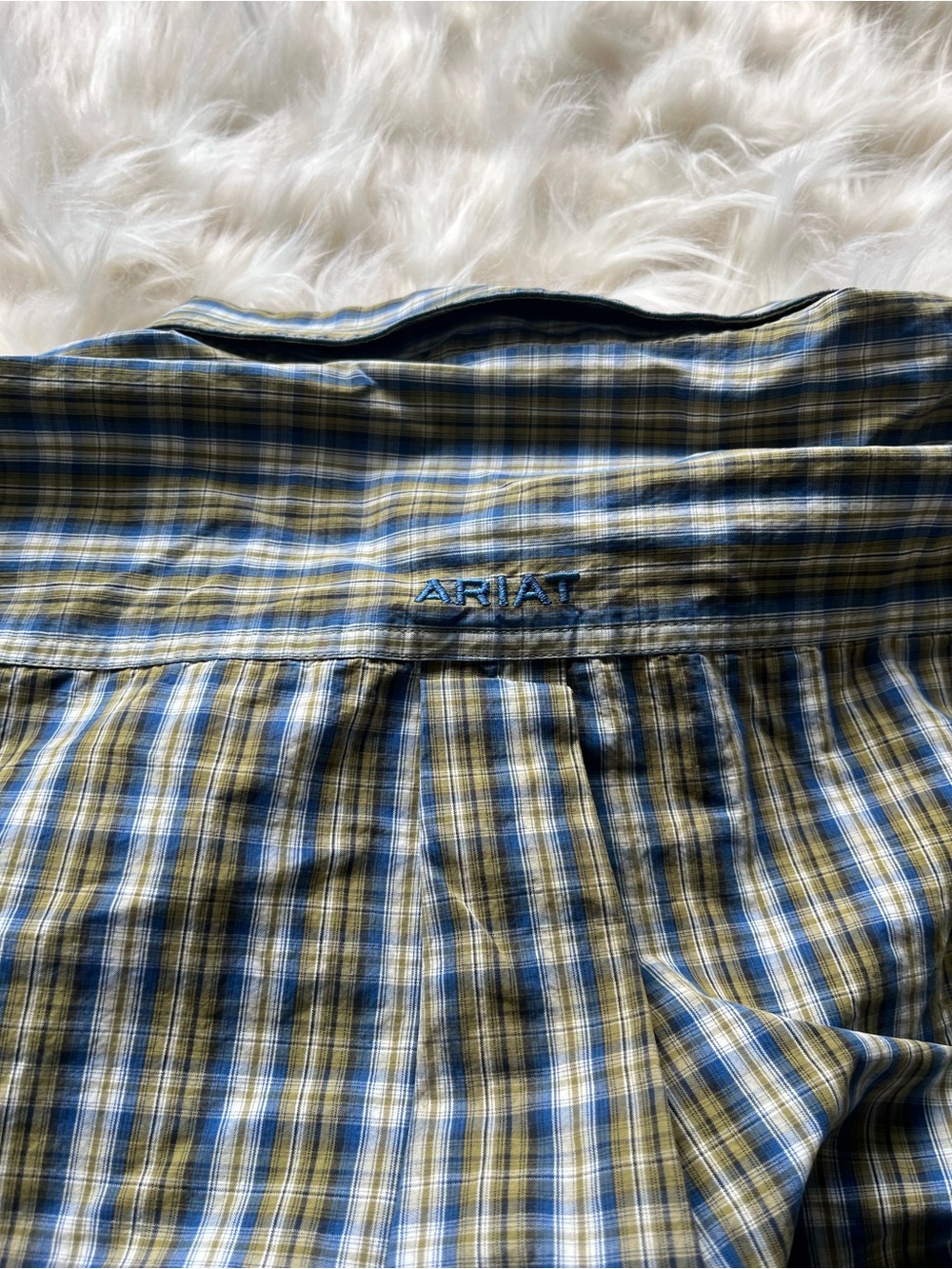 Ariat Pro Series Western Shirt Men's XL Multicolor Plaid - Picture 5 of 6